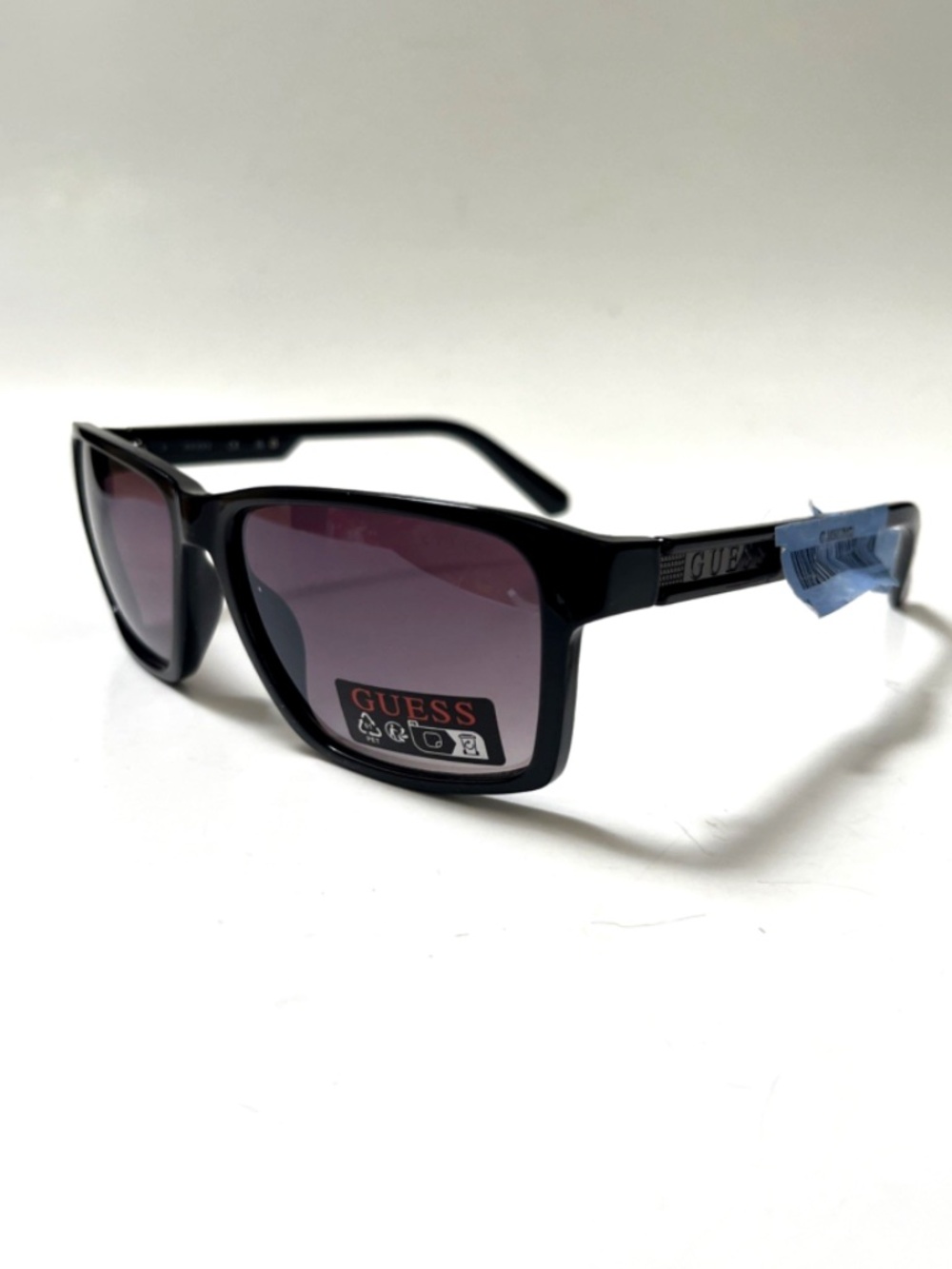 NWT GUESS Wrap Square Sunglasses GO00114 Classic Black Gradient